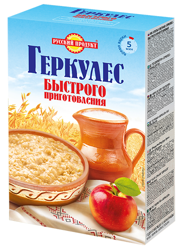 Каша геркулес Русский Продукт 420 гр (упаковка 6 шт)