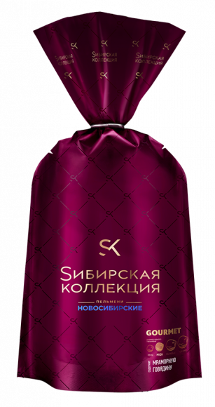 Пельмени Новосибирские 700гр Сибирская Коллекция (упаковка 8 шт)