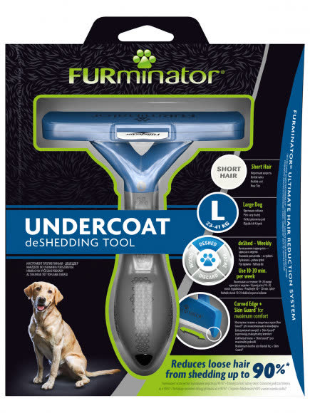 Фурминатор FURminator L для крупных собак с короткой шерстью (замена 141105)