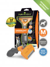 Фурминатор FURminator M для средних собак с длинной шерстью (замена 141068) Фурминатор FURminator M для средних собак с длинной шерстью (замена 141068)