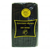 Доброзверики подстилки впитывающие для животных с суперабсорбентом 60х90 см, 10 шт, черные