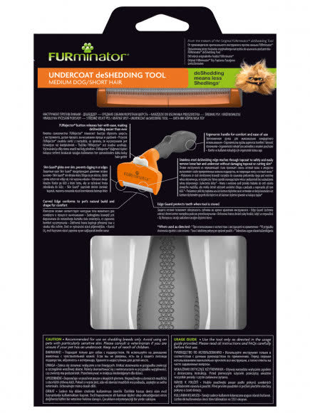 Фурминатор FURminator M для средних собак с короткой шерстью (замена 141372)