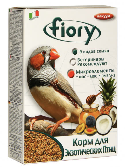 FIORY корм для экзотических птиц Esotici 400 г