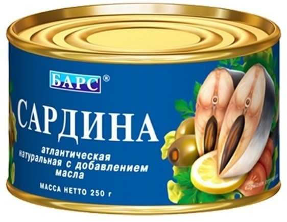 Сардина НДМ 24х250гр (БАРС) (100)