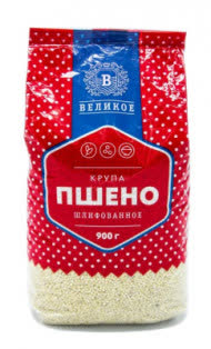 Крупа пшено Великое 900 гр (упаковка 12 шт) Крупа пшено Великое 900 гр (упаковка 12 шт)