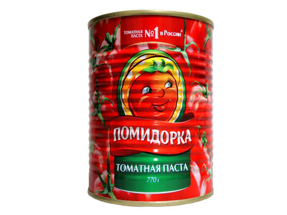 Томатная паста Помидорка 770 гр ж/б (упаковка 6 шт)