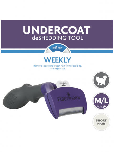 Фурминатор FURminator M/L для больших кошек c короткой шерстью (замена 141259) Фурминатор FURminator M/L для больших кошек c короткой шерстью (замена 141259)