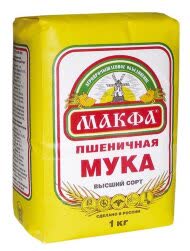 Мука Макфа 1кг (упаковка 10 шт)