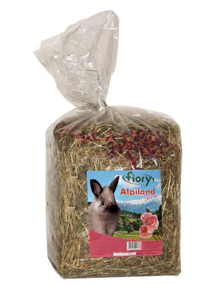 FIORY сено Альпийское Alpiland Rose с розой 500 г