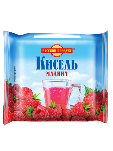 Кисель Русский продукт малиновый 220гр (упаковка 14 шт)