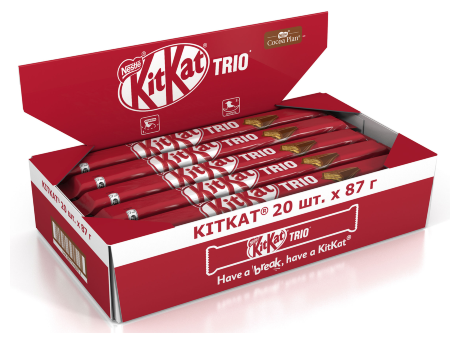 Кит-Кат 87г.1х20 Трио (П-224 Р-16) (упаковка 20 шт)