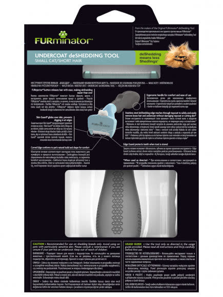 Фурминатор FURminator S для маленьких кошек c короткой шерстью (замена 141198) Фурминатор FURminator S для маленьких кошек c короткой шерстью (замена 141198)