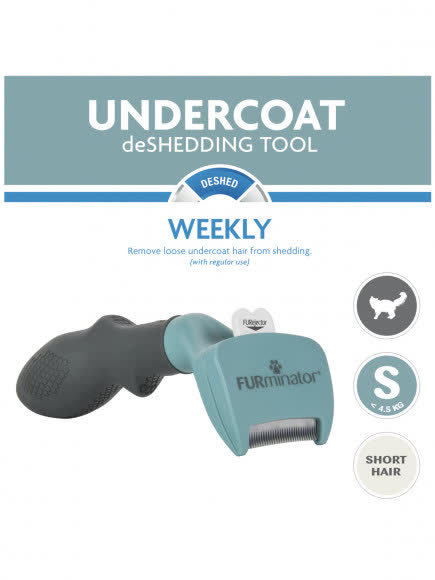 Фурминатор FURminator S для маленьких кошек c короткой шерстью (замена 141198) Фурминатор FURminator S для маленьких кошек c короткой шерстью (замена 141198)