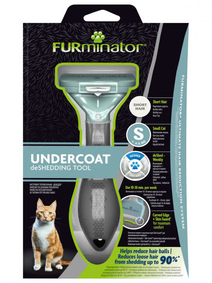 Фурминатор FURminator S для маленьких кошек c короткой шерстью (замена 141198) Фурминатор FURminator S для маленьких кошек c короткой шерстью (замена 141198)