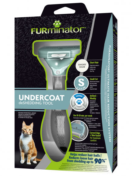 Фурминатор FURminator S для маленьких кошек c короткой шерстью (замена 141198) Фурминатор FURminator S для маленьких кошек c короткой шерстью (замена 141198)