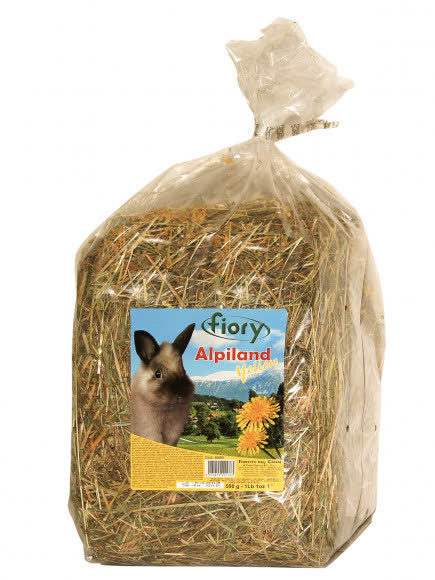 FIORY сено Альпийское Alpiland Yellow с одуванчиком 500 г