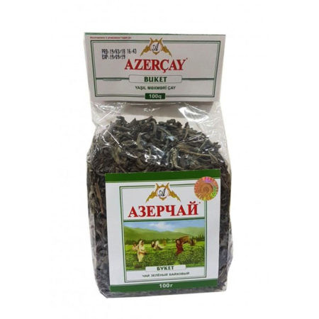 Чай Азерчай Букет зеленый 100 гр (упаковка 30 шт)