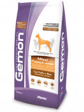 Gemon Dog Maxi корм с курицей и рисом для щенков крупных пород 15 кг