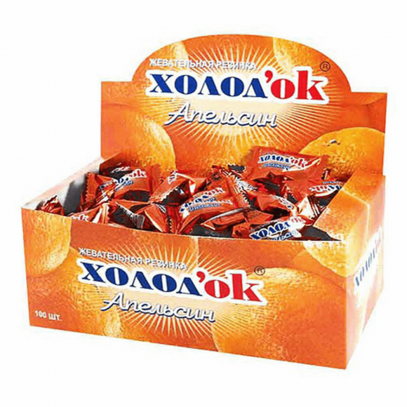Жевательная Резинка "Холодок" 3,5г. 1х100х20 Фруктовая