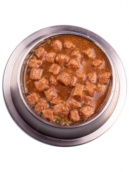 Gemon Dog Medium консервы для собак средних пород кусочки ягненка с рисом 1250г