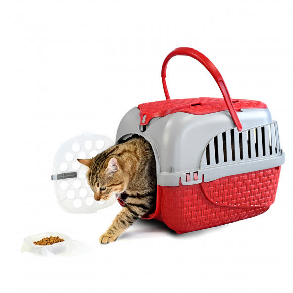 BAMA PET переноска KENNEL TOUR 52х33х34h см до 7 кг, красная