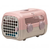 United Pets переноска "A.U.T.O." cm 51 x 37 x h 33, розовая/серая