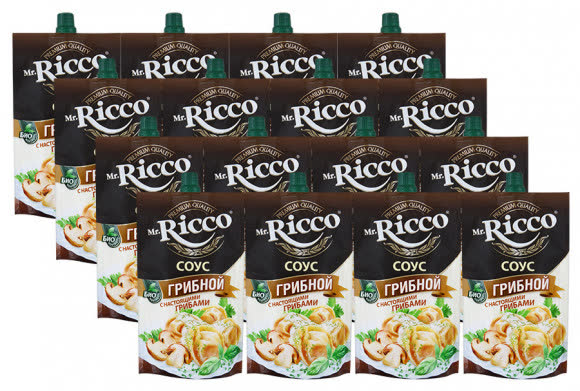 Соус (Mr.Ricco) Грибной 16х210гр дой пак (856-21К)