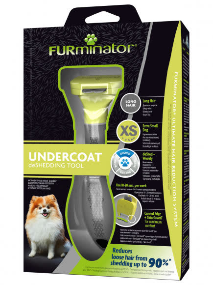 Фурминатор FURminator XS для миниатюрных собак с длинной шерстью (замена 144243)