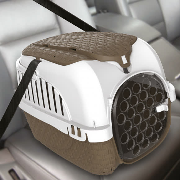 BAMA PET переноска KENNEL TOUR MAXI 59х38х37h см до 12 кг, коричневая BAMA PET переноска KENNEL TOUR MAXI 59х38х37h см до 12 кг, коричневая