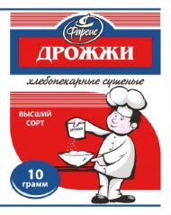 Дрожжи Фарсис 10 гр (упаковка 50 шт)