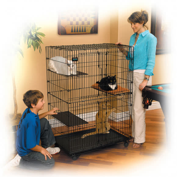 Клетка MidWest Cat Playpens для кошек 91х60х128h см Клетка MidWest Cat Playpens для кошек 91х60х128h см