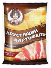 Хрустящий Картофель 40г. 1х30 Бекон (ВЧ801) (40) (П-48 Р-8) Хрустящий Картофель 40г. 1х30 Бекон (ВЧ801) (40) (П-48 Р-8)