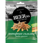 Север путассу Янтарная филе соломка BEERка 25 гр (упаковка 25 шт)