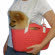 BAMA PET сумка-переноска для собак мини-пород и кошек MIA 40x15x24hсм, красная