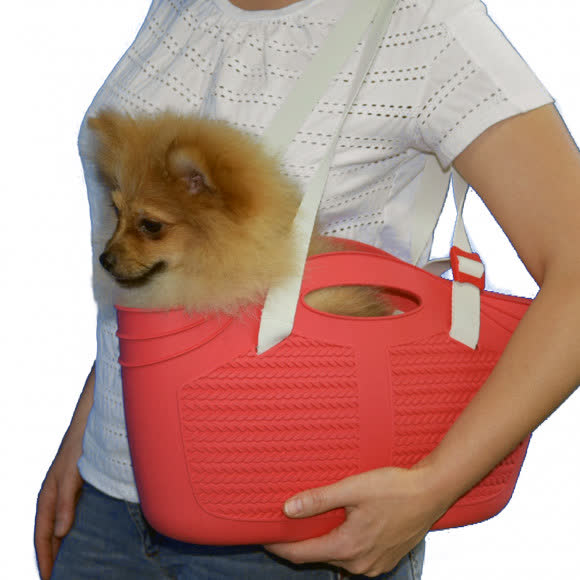 BAMA PET сумка-переноска для собак мини-пород и кошек MIA 40x15x24hсм, красная