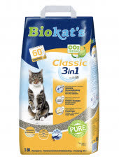 BIOKAT'S CLASSIC наполнитель комкующийся 18 л (18 кг)