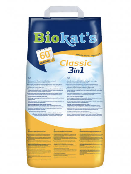 BIOKAT'S CLASSIC наполнитель комкующийся 18 л (18 кг) BIOKAT'S CLASSIC наполнитель комкующийся 18 л (18 кг)