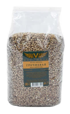 Гречка ядрица Виктория 800 гр (упаковка 10 шт)
