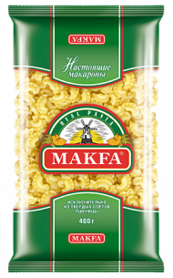 Макароны Макфа петушиные гребешки 0,4 кг (упаковка 20 шт)