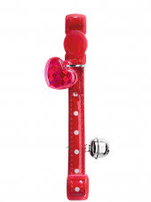 Hunter Smart ошейник для кошек Glossy Dots красный в горошек Hunter Smart ошейник для кошек Glossy Dots красный в горошек