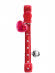 Hunter Smart ошейник для кошек Glossy Dots красный в горошек