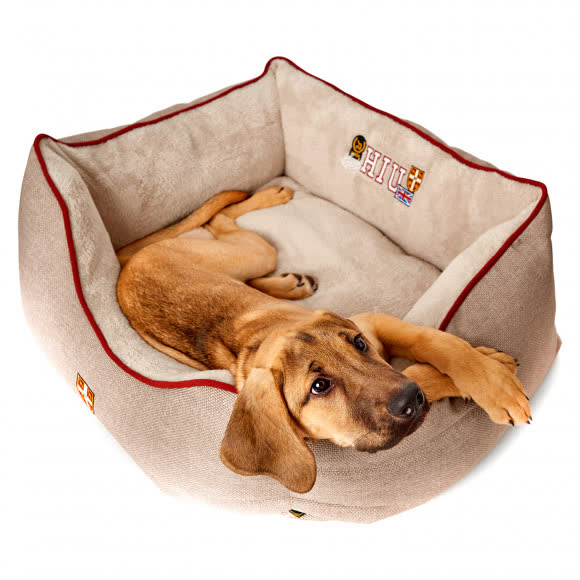 Hunter Лежанка для собак University S 40х60x20 см бежевая