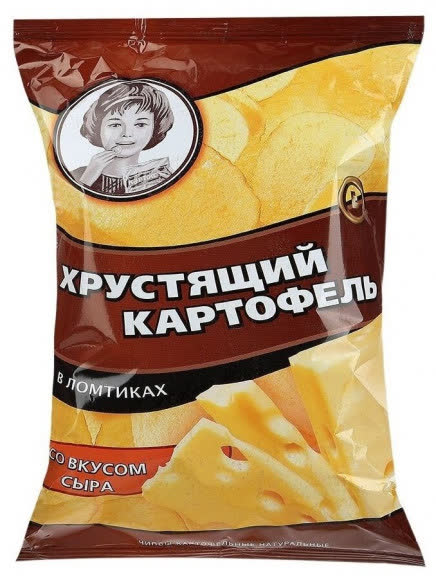 Хрустящий Картофель 40г. 1х30 Соль (ВЧ803) (П-48 Р-8)