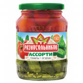Ассорти мариннованное ГОСТ 8х680 гр (96) Разносольников
