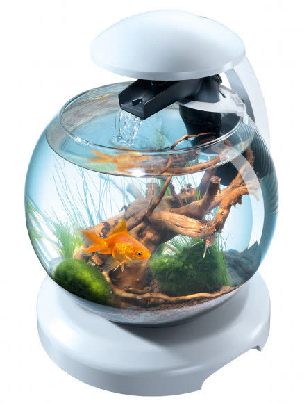 Tetra Cascade Globe White аквариумный комплекс белый 6,8 л