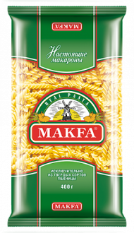 Макароны Макфа спираль 0,4 кг (упаковка 20 шт)