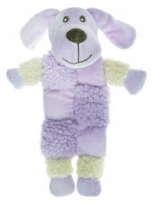 AROMADOG Игрушка для собак Собачка 20 см с 3 пищалками сиреневая