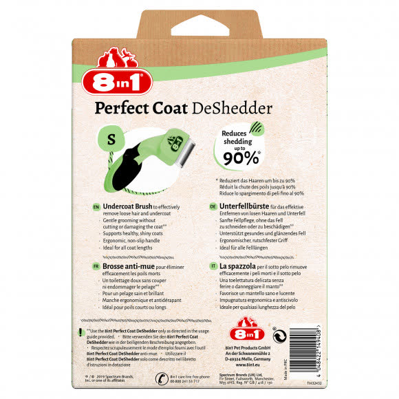 Дешеддер 8in1 Perfect Coat для собак мелких пород, размер S Дешеддер 8in1 Perfect Coat для собак мелких пород, размер S
