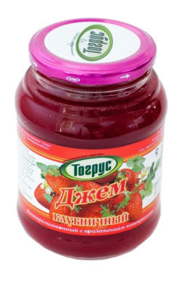 Джем Тогрус клубничный 900 гр (упаковка 6 шт)