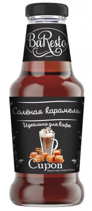 Сироп Соленая карамель Baresto 250мл/300 гр (упаковка 6 шт)